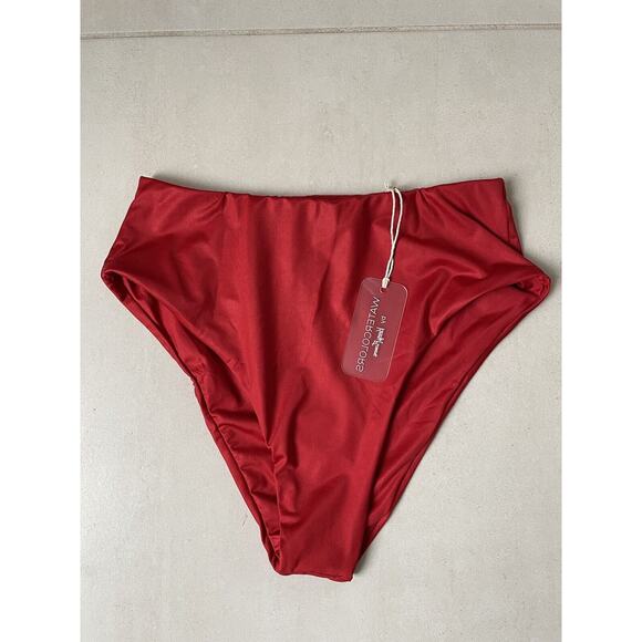 Kenny Flowers Swim Bikini Bottom High Waist Cali Swimwear - Picture 1 of 10